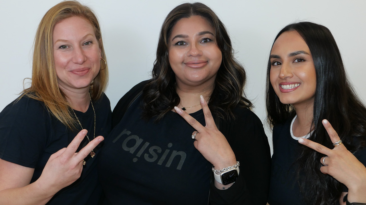 Sonia, Nazish and Prianka on the Business Development team share a message.